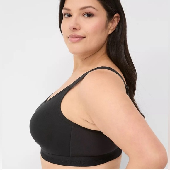 Cacique Cotton LL NW Scoop Black Bra No Wire
Size 42DD - Picture 4 of 13